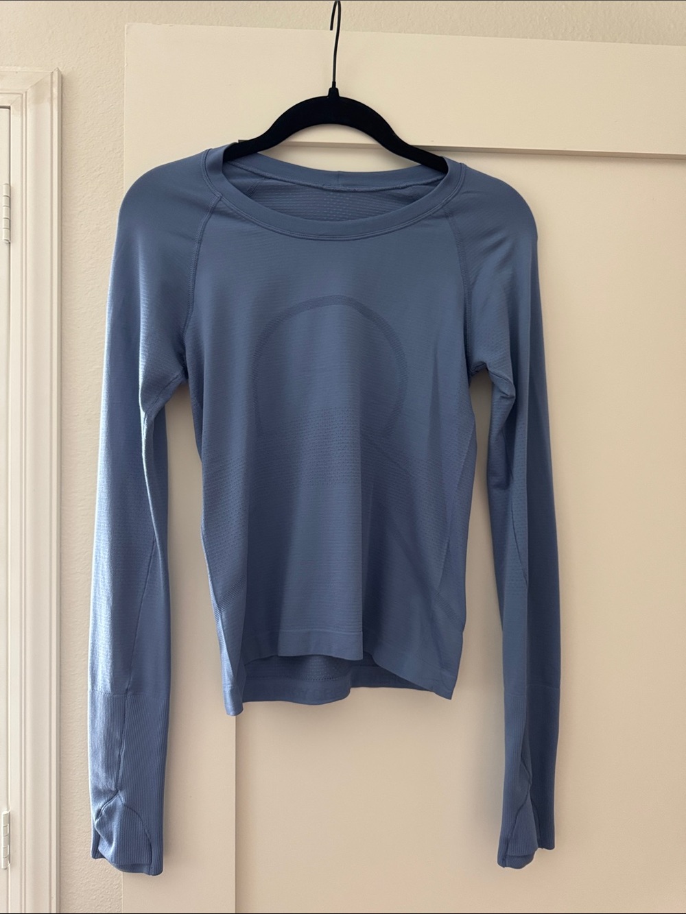 lululemon athletica Long-Sleeve Performance Tee in Dusty Blue